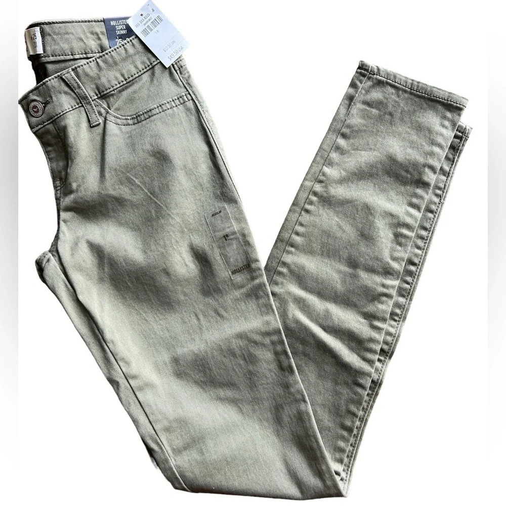 Hollister Olive Green Super Skinny Pants - Size 25x31 - New with Tags